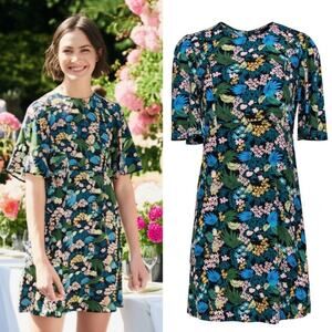 Maje Rimbaud Tropical Mini Dress